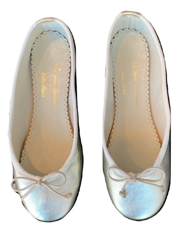 Les Petits Inclassables Gold Ballerina Flats