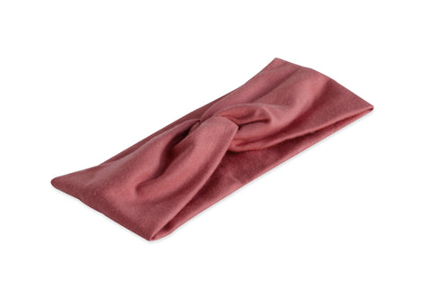 Arbii Dark Peach Twisted Turban Band