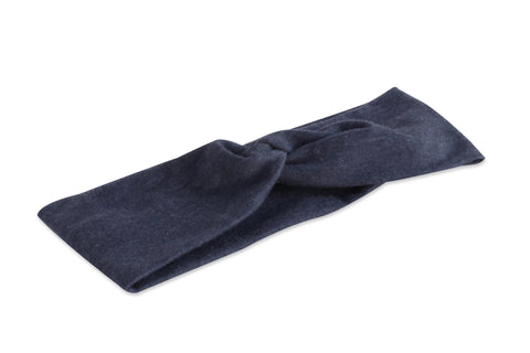 Arbii Dark Denim Twisted Turban Band