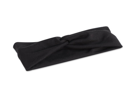 Arbii Black Twisted Turban Band