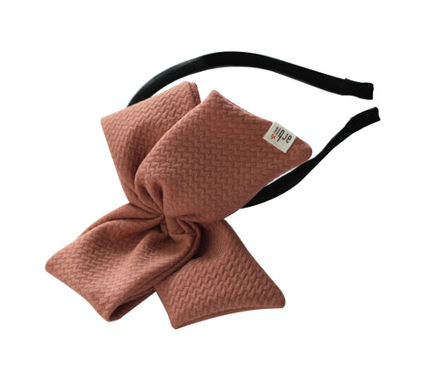 Arbii Mauve Honeycomb Scuba Side Headband