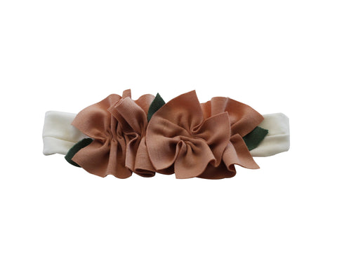 Arbii Buttercream Flowers Baby Band