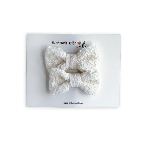 Arbii Off White Bubble Piggy Clips