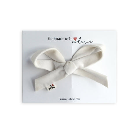 Arbii Ivory Classic Velvet Clip