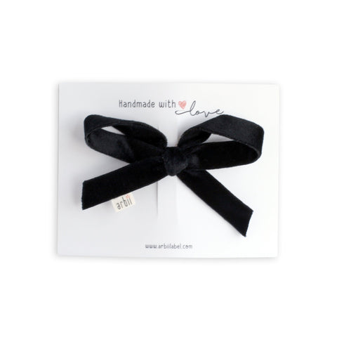 Arbii Black Classic Velvet Clip