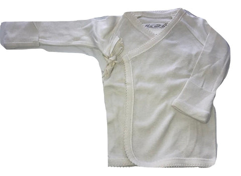 Flora and Henri Tie Front Long Sleeve Tee Sand