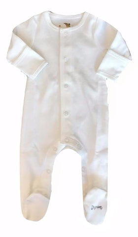 Dream Baby Layette White Cotton Dream Onesie