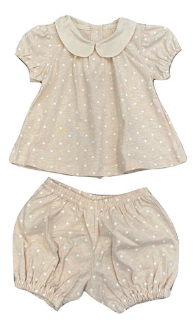 Naturapura Beige Polka Dot Set