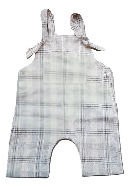 Message in the Bottle Franz Checked Romper