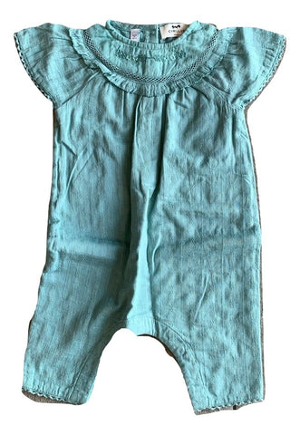 Cyrillus Paris Teal Romper