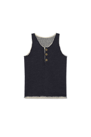 Little Creative Factory Indigo Denim Jersey Vest