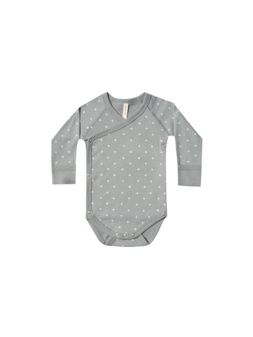 Quincy Mae Dusty Blue Kimono Set