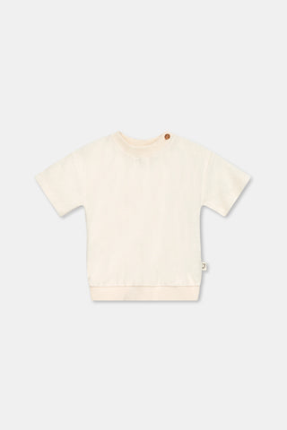 My Little Cozmo Baby Laurel Ivory Terry Bloomer Set