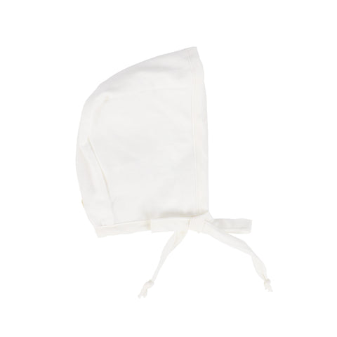 Lil Legs White Collar Bonnet