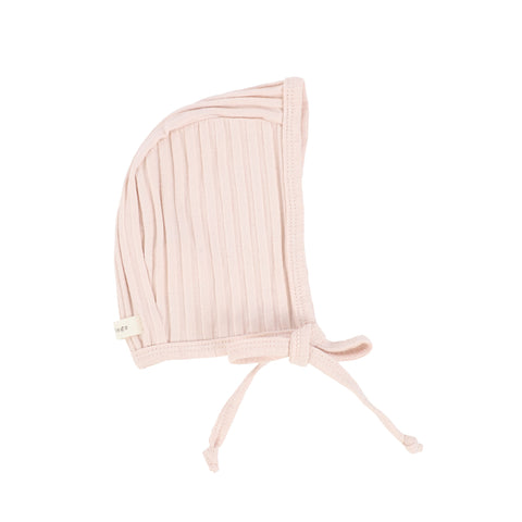 Lil Legs Light Pink Wide Ribbed Bonnet