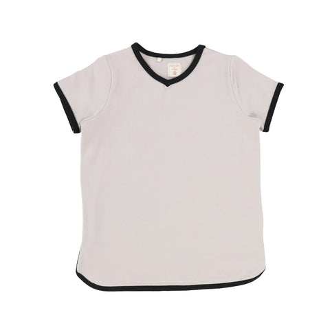 Lil Legs Stone/Black Track V-Tee