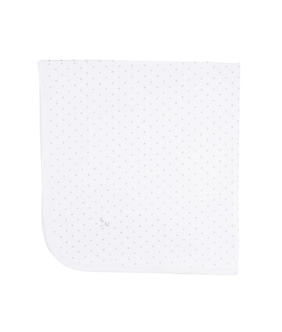 Livly Stockholm White Silver Dots Saturday Blanket