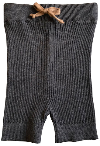 Mabli Cocoa Tesni Skinny Ribbed Shorts