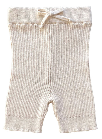 Mabli Parchment Tesni Skinny Ribbed Shorts