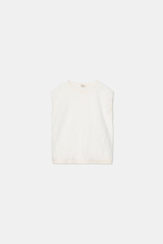 My Little Cozmo Kids Mart Ivory Gauze Top