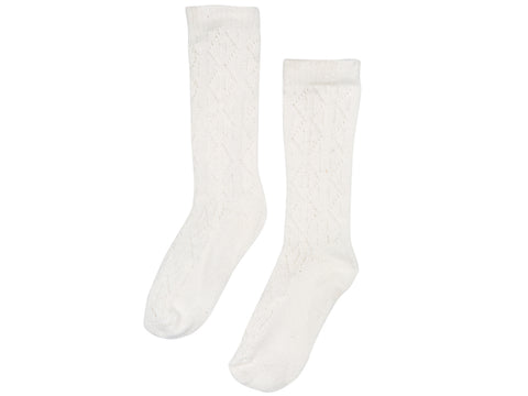 Bebe Organic White Louisa Socks
