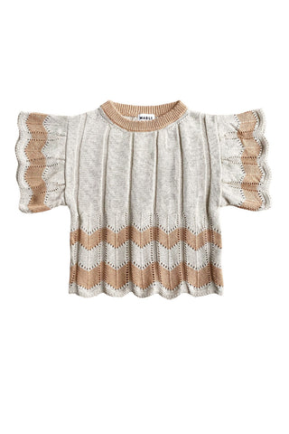 Mabli Sand/Putty Igom Ogam Tee