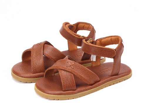 Donsje Amsterdam Cognac Leather Otis Sandal