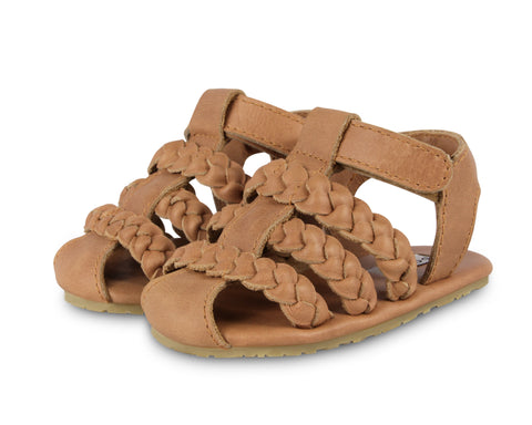 Donsje Amsterdam Baby Camel Classic Leather Pam Sandal