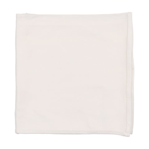 Lilette White Pointelle Blanket