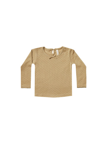 Quincy Mae Honey Pointelle Set