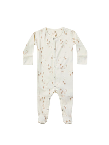Quincy Mae Woodland Full Snap Footie