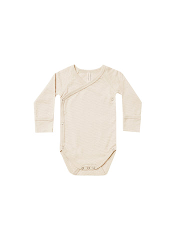 Quincy Mae Natural Pointelle Kimono Legging Set
