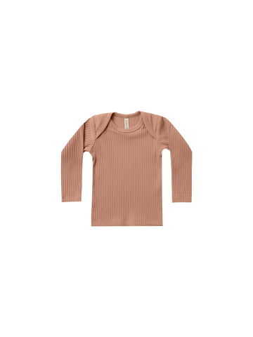 Quincy Mae Terra Cotta Ribbed Legging Set