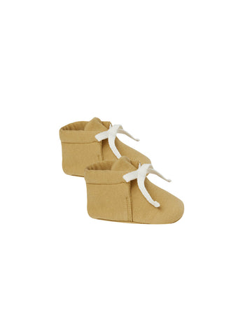 Quincy Mae Gold Baby Booties