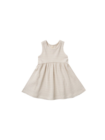 Quincy Mae Ash Striped Ribbed Tank Dress