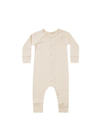 Quincy Mae Natural Pointelle Long John
