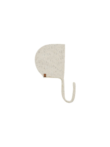 Quincy Mae Natural Speckled Knit Bonnet