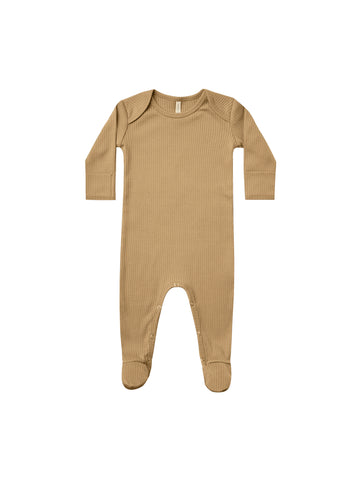 Quincy Mae Honey Ribbed Footie