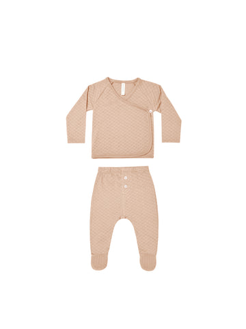 Quincy Mae Petal Pointelle Wrap Set