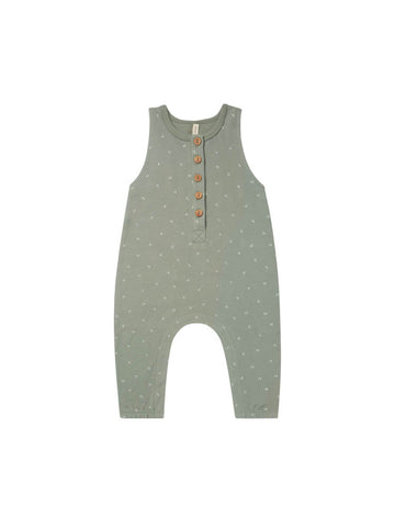 Quincy Mae Spruce Dash Sleeveless Jumpsuit
