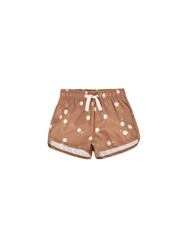 Quincy Mae Clay Sunburst Boys Swim Shorts