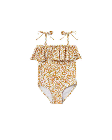 Rylee & Cru Marigold Ruffle Swim One-piece
