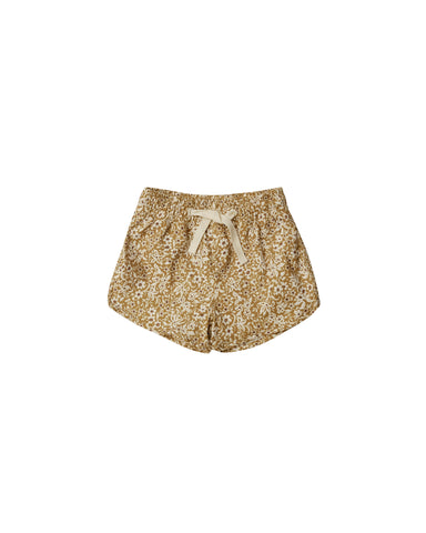 Rylee & Cru Golden Ditsy Swim Trunk