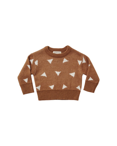 Rylee & Cru Rust Triangles Knit Set