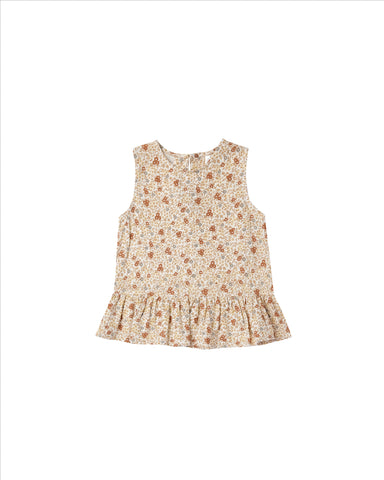 Rylee & Cru Flower Field Blouse + Short Set