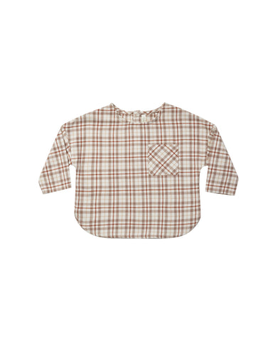 Rylee & Cru Mocha Plaid Jack Shirt