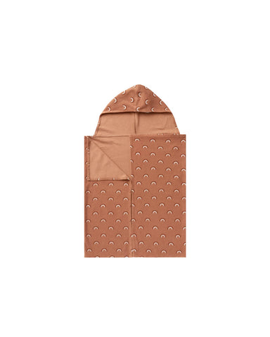 Rylee & Cru Terracotta Rainbows Hooded Towel