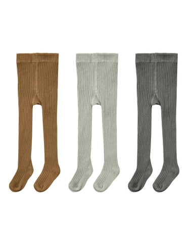 Rylee & Cru Solid Rib Tights 3 Pack