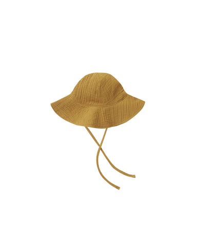 Rylee & Cru Gold Floppy Sun Hat