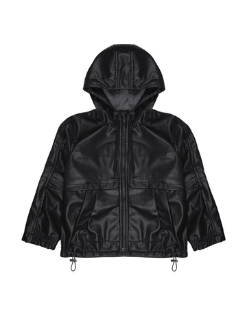 The New Society Recycled Leather Kangraoo Jacket